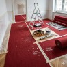 Wykładzina Malta remontowa targowa 0703 czerwona