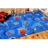 Dywanik dziecięcy Auta Cars Disney niebieski 200x300