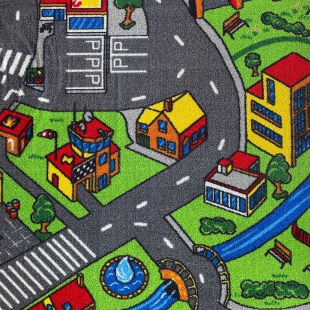 Wykładzina do zabawy samochodami Smart City