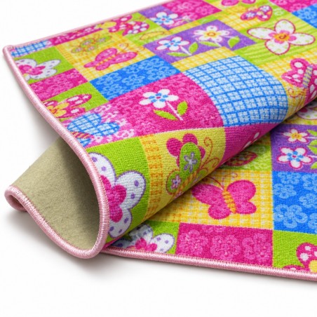Dywan dziecięcy w motyle Butterfly – wykładzina 2 i 4 m
