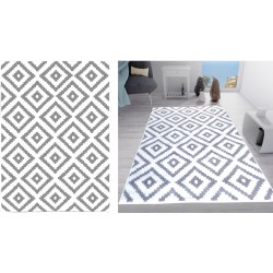 Dywan marokański 160 cm x 220 cm bcf canvas Rąby 3 kolory