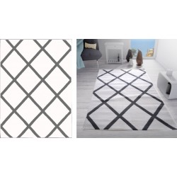 Dywan marokańska krata 180 cm x 250 cm bcf canvas