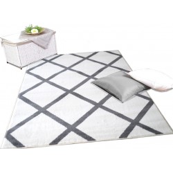 Dywan marokańska krata 180 cm x 250 cm bcf canvas