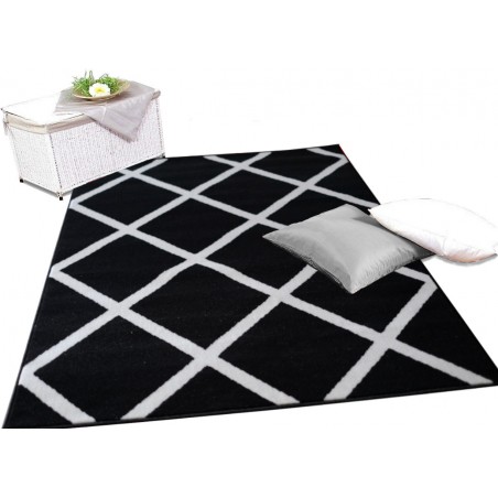 Dywan marokańska krata 180 cm x 250 cm bcf canvas