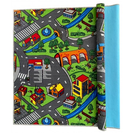 Dywan dziecięcy Smart City / miasto / drogi 150x150