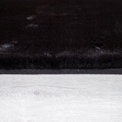 Pluszowy Wysoki Dywan do Salonu Rabbit 180x270 KOLOR CZARNY