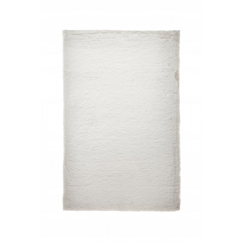 Pluszowy Wysoki Dywan do Sypialni Rabbit 200x300 KOLOR BIAŁY 2x3