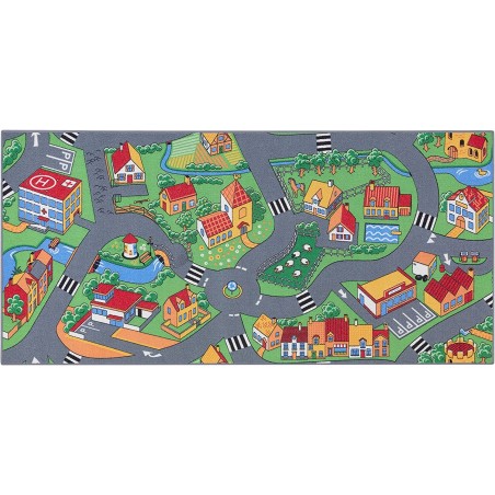 WYKŁADZINA DYWANOWA DZIECI ULICZKI WIEŚ 150x200