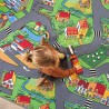 WYKŁADZINA DYWANOWA DZIECI ULICZKI WIEŚ 140x200