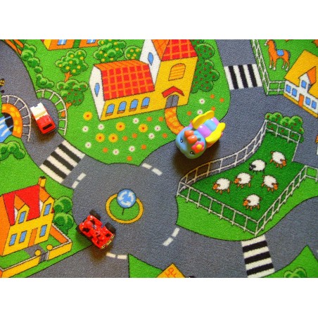 Dywan dziecięcy Little Village / wieś wioska 150x220