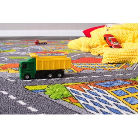 Dywan miasto drogi ulice 160x200 Miasto Smart City