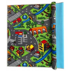 Dywan miasto drogi ulice 160x200 Miasto Smart City