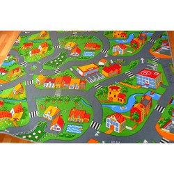 Dywan dziecięcy Little Village / wieś wioska 250x220