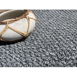 WYKŁADZINA SZNURKOWA SZARA POD FOTEL BIUROWY ODPORNA NA ŚCIERANIE 230x160