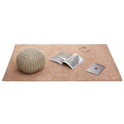 NOWOCZESNY MIĘKKI DYWAN PREMIUM GĘSTY 300x240 CAPPUCINO