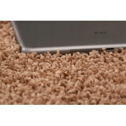 NOWOCZESNY MIĘKKI DYWAN PREMIUM GĘSTY 100x120 CAPPUCINO